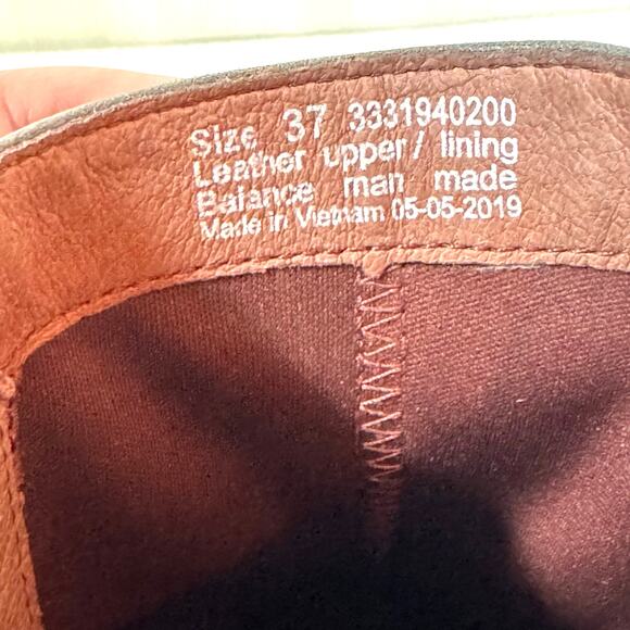 DANSKO‎ Perry Ankle Boots Size 37 Waterproof Leather - Picture 12 of 13